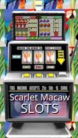Scarlet Macaw Slots - Free Affiche