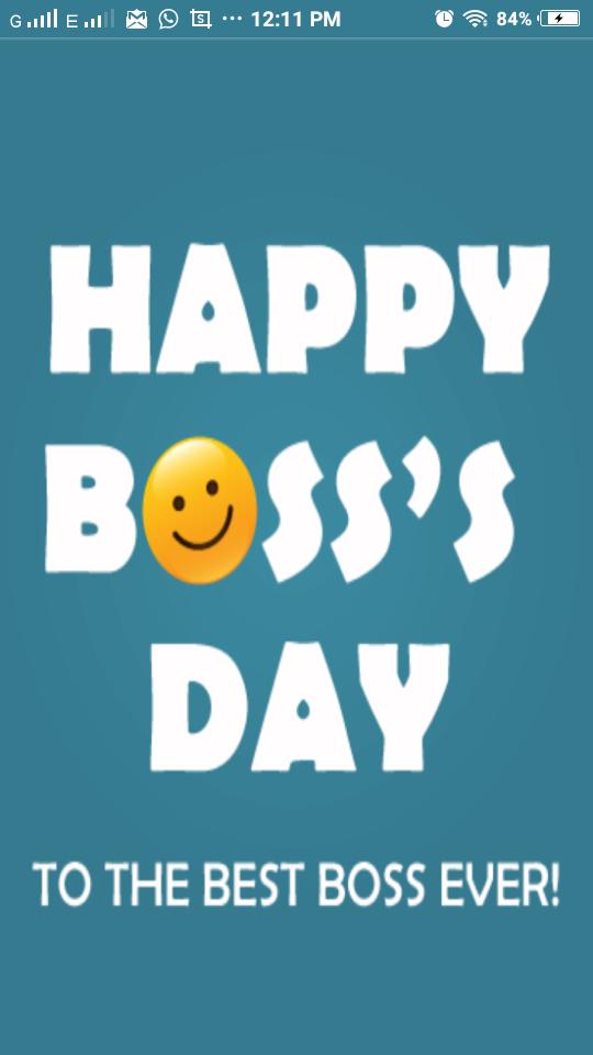 Happy Boss Day Message - Today Is National Boss Day Let Us Celebrate The World S Best Happy Boss S Day Fernsnpetals Flowers Anywhere Anytime 30 Boss Day Wishes N Quotes Boss Day Whatapp Messages Ferns N : You have given me tremendous support in the office even at my lowest moments.
