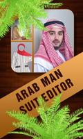 Arab man photo maker - New Arab suit editor Affiche
