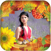 Autumn photo frames icon