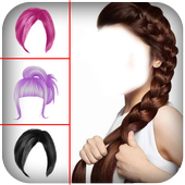 Hair Style Changer Make up icon