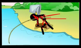 Stickman Fishing 截图 1