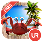 UR 3D Beach Island Live Theme icône