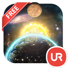 UR 3D Solar System Live Theme иконка