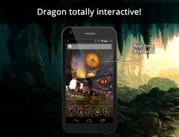 UR 3D Dragon Cave Live Theme Affiche