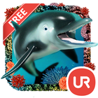 UR 3D Ocean Dolphin Shark HD biểu tượng