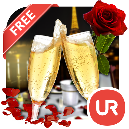 UR 3D Romantic Date Wallpaper