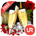 UR 3D Romantic Date Wallpaper
