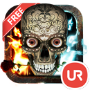 UR 3D Live Fire Skull Theme APK