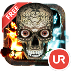 UR 3D Live Fire Skull Theme icône