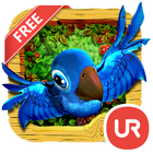 UR 3D Cute Jungle Birds HD ไอคอน