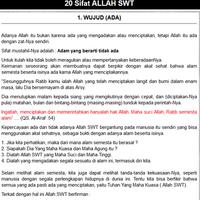 برنامه‌نما Sifat Sifat Allah SWT عکس از صفحه