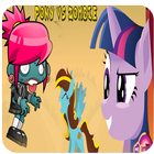 My Little Rush pony Vs Zombie icône