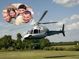 Helicopter Frame Photo-poster