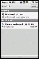 Silent Droid (with widget) captura de pantalla 3