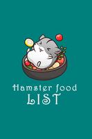Hamster Food List Affiche