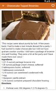 Brownies Recipes Free imagem de tela 3