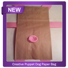 Creative Puppet Dog Paper Bag icône
