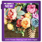 1000+ Fleur faisant l'artisanat avec du papier icône