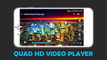 Quad HD Video Player | Ultra HD | Video Player Affiche