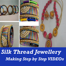 Silk Thread Jewellery Making Step by Step VIDEO APK