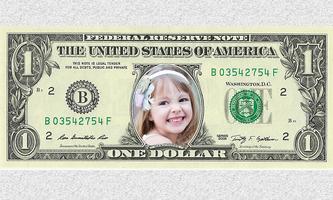 US Dollar Photo Frames Affiche