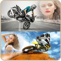Bike Stunt Photo Frame