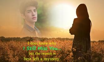 Miss you photo frame imagem de tela 2