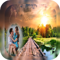 Sunset Nature Photo Montage