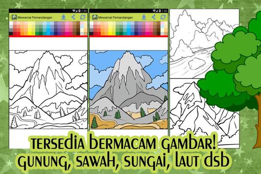 Mewarnai Pemandangan Apk Download Gratis Pendidikan Apl Screenshot Sawah