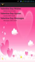 Happy Valentine Day SMS plakat