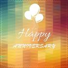 Happy Anniversary Wishes SMS آئیکن