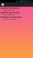 Happy Republic Day SMS Affiche