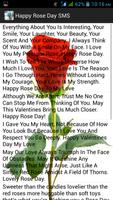 Happy Rose Day SMS captura de pantalla 1