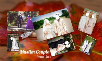 Muslim Couple Photo Suit Affiche