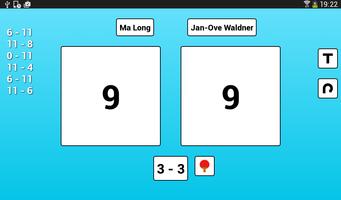 Table Tennis Score Board capture d'écran 3