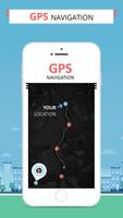 GPS Route Navigation - Live Maps Affiche