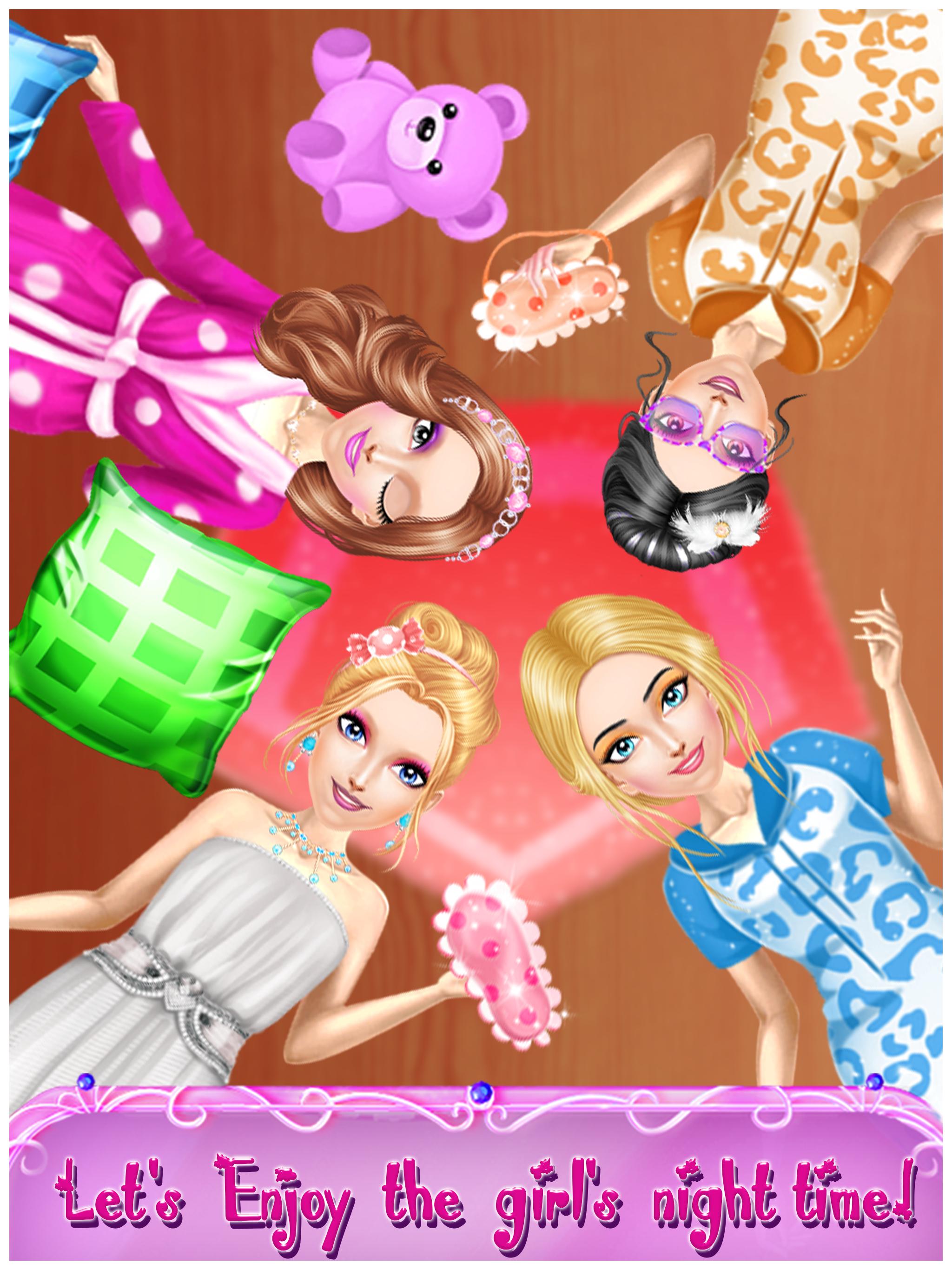 Crazy Bff Girls Pj Spa Party For Android Apk Download - slumber party roblox royale high up all night