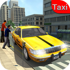 City Taxi Parking Driving Mania Game 3D simgesi