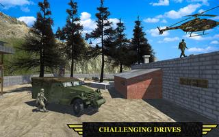 armé camion conduire : armée camion au volant Jeux capture d'écran 3