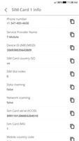 SIM Card & IMEI Info poster