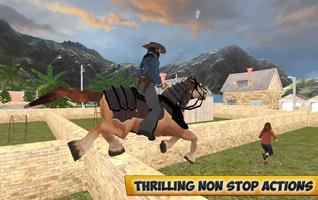 City Horse Police Simulation Crime Chase game free 截圖 2