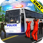 Police Bus Uphill Drive Simulator game MOD