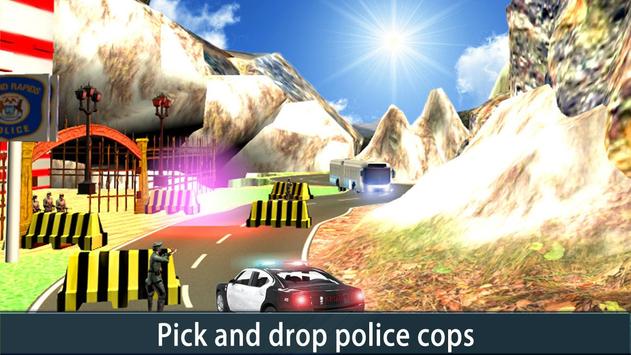 Police Bus Uphill Drive Simulator game banner