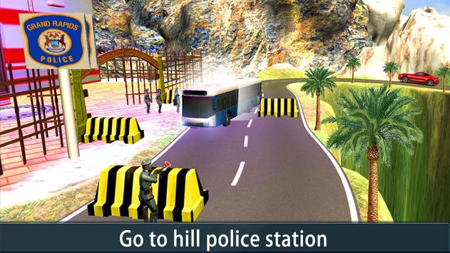 Police Bus Uphill Drive Simulator game banner