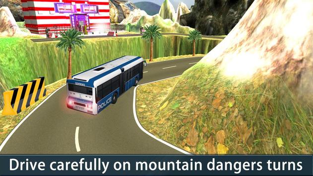 Police Bus Uphill Drive Simulator game banner