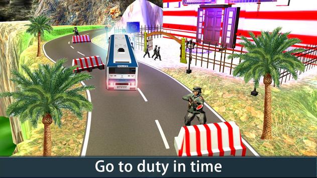 Police Bus Uphill Drive Simulator game banner