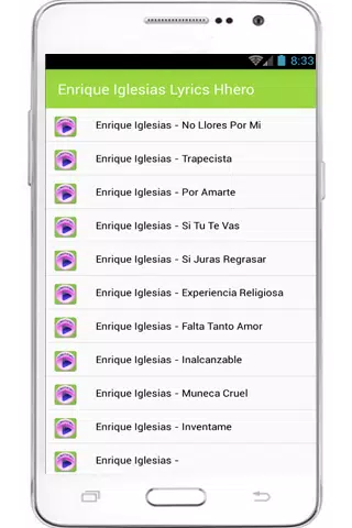 Enrique Iglesias Lyrics APK for Android Download