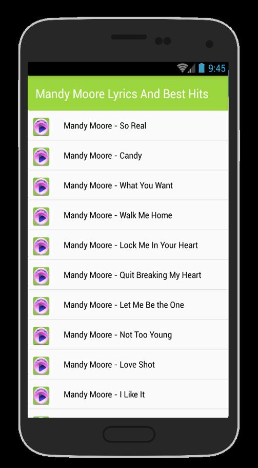 Mandy Moore Lyrics For Android Apk Download