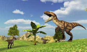 Angry Dino Raptor Simulator Affiche